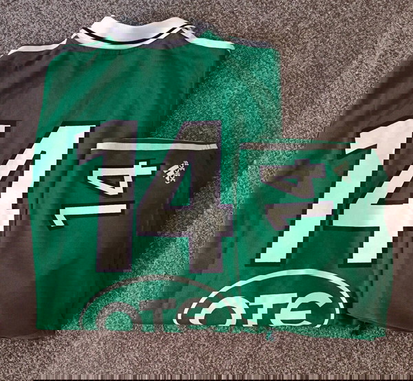 Set Issued Λεωνίδας Βόκολος Παναθηναϊκός Panathinaikos Adidas XL ote football soccer Jersey shirt