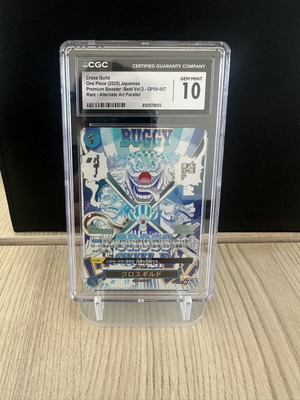 One Piece The Best Vol.2 Cross Guild Alternate Art CGC Gem Mint 10 card new