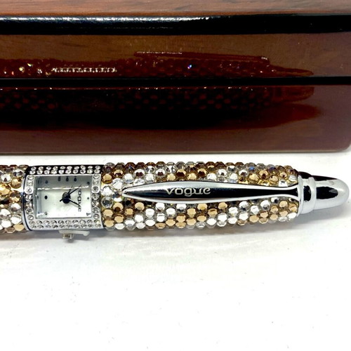 Vogue pen and watch jewelry new with Swarovski crystals