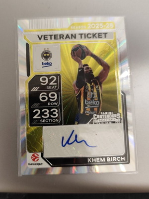 Khem Birch Autograph Panini Contenders 2025-26 Holo Καινούργιο