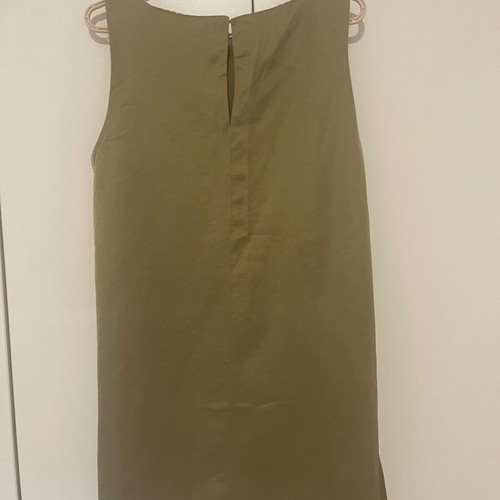 H&M satin dress women's like new, green, size M