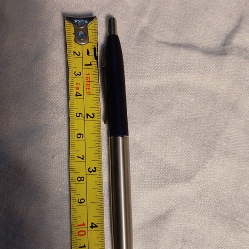 Vintage Status pen with silver and blue case like new