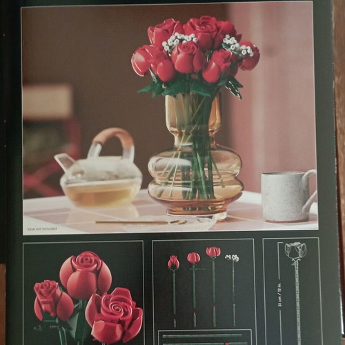 Lego Icons Botanicals Bouquet Of Roses new