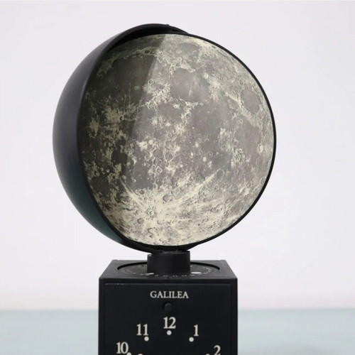 Galilea Moonphase Επιτραπέζιο Ρολόι Vintage 1980s Bernard Vuarnesson Πλήρες Ημερολόγιο καινούργιο