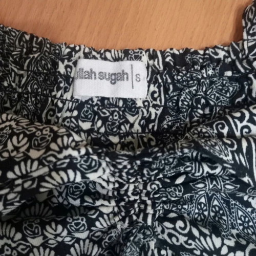 Long dress Fullah Sugah like new, black and gray, size S