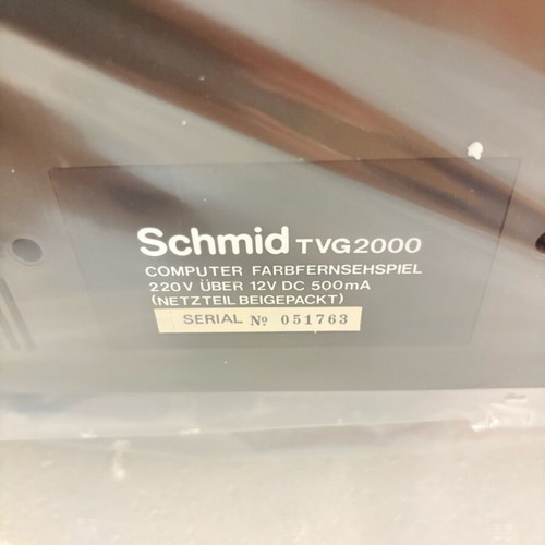 Schmid TVG 2000 vintage console unused in box