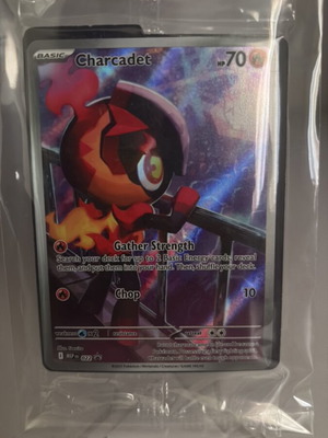 Charcadet Promo 022 Scarlet & Violet Pokemon κάρτα καινούργια σφραγισμένη