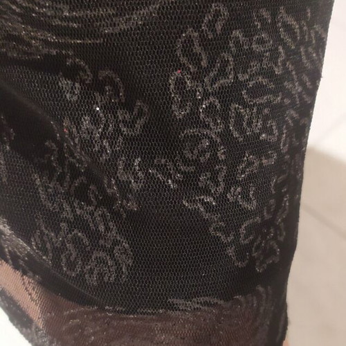 Black evening dress with rhinestones like new, size S