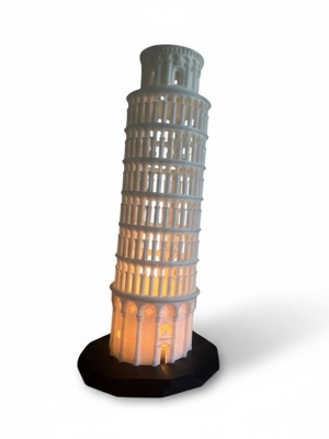 Leaning Tower of Pisa 3D print new, customizable size and color