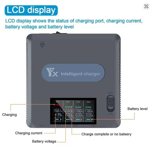 YX-245 Charger for DJI Mavic 2 Pro Zoom Enterprise New