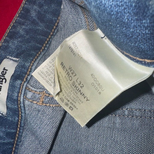 Wrangler jeans like new, skinny fit, size S 36 8, blue