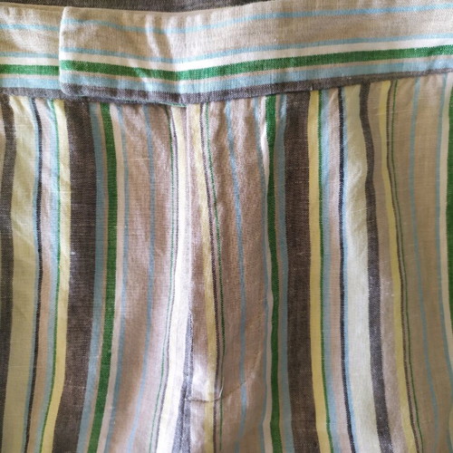 Mexx summer pants with stripes, like new, size L