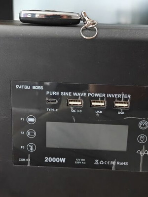 Datouboss 2000W καθαρού ημιτονοειδούς κύματος αντιστροφέας