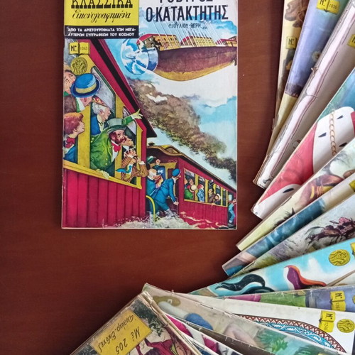 Vintage comic book collection, pack of 20, Greek editions