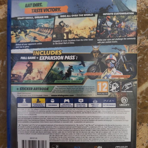 Trials Rising Gold Edition PS4 like new