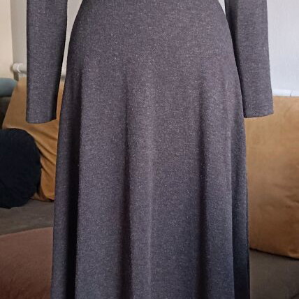 Meri long dress gray like new, size S