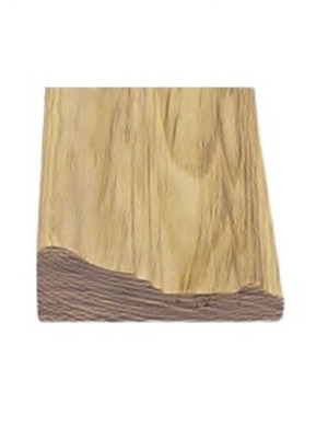 Ceiling corner 66x24 mm made of Swedish wood natural color new