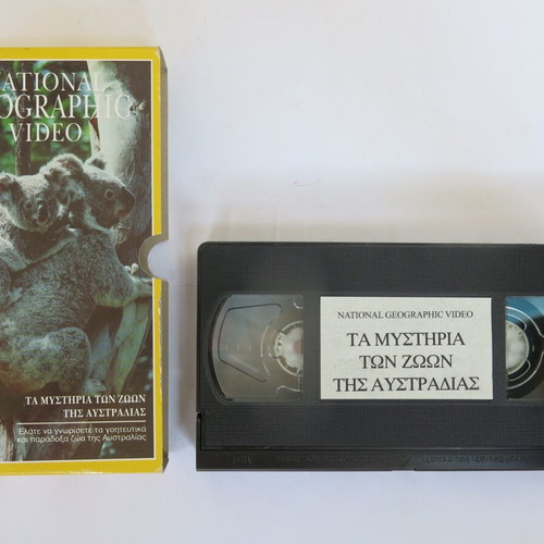 National Geographic VHS tape The mysteries of Australian animals dubbed, new