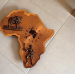 WALL CLOCK--AFRICA--