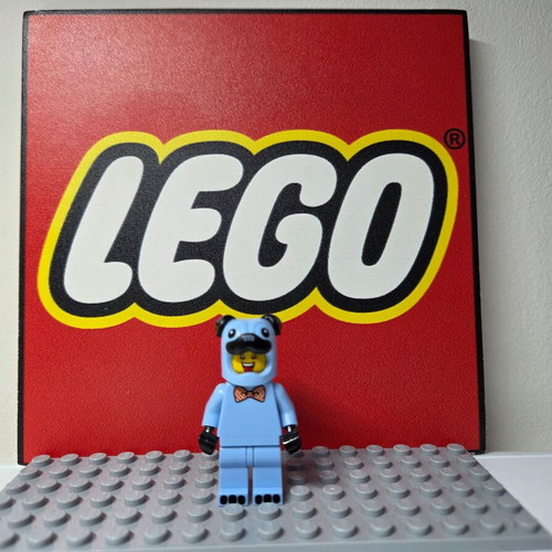Lego Pug Costume Guy Bow Tie Minifigure 2021 New