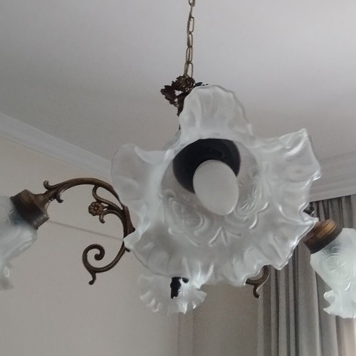Vintage Brass Chandelier 4-light | Genuine Brass | Custom Order