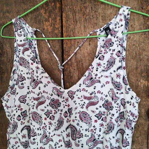H&M Divided playsuit with paisley print, like new, multicolor, size S