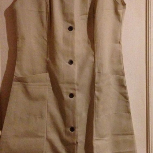 Vintage dress No38 new, beige brown