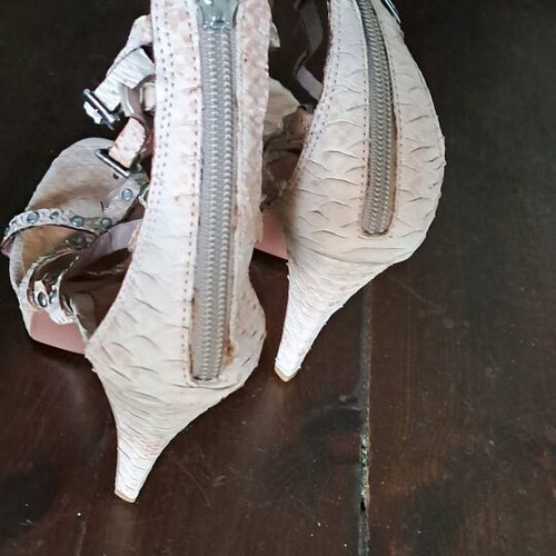 Brazilian sandals used, size 37, beige