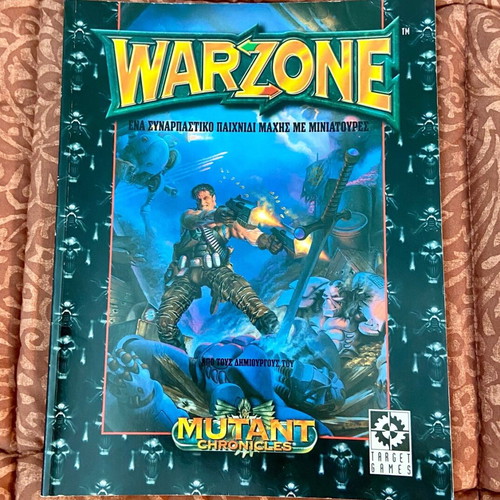 WarZone game instruction book like new