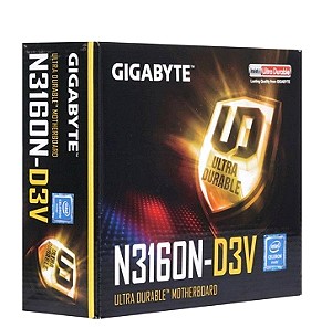 GIGABYTE  GA-N3160N-D3V ME Intel  Cpu   (4 CORES) και Γραφικά και μνήμη 4 GB!! Τιμή προσφοράς !!
