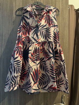 Poplin dress No42 like new, multicolored