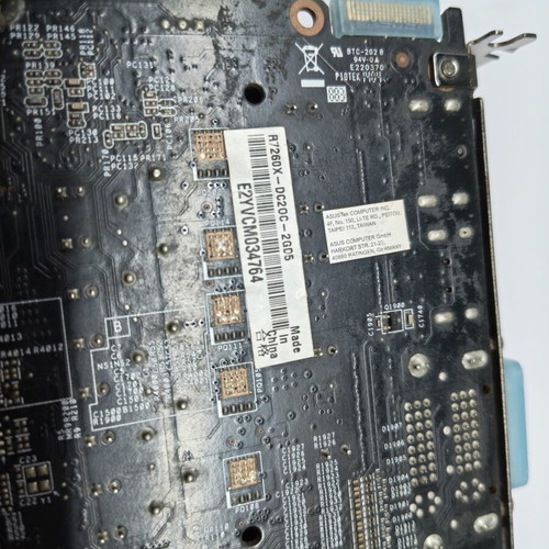 ASUS R7 260X OC 2GB GDDR5 graphics card mod cooler