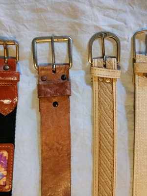 Belts used from the 80s
