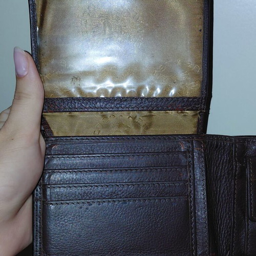 New West Polo Club leather wallet, brown, RFID protection