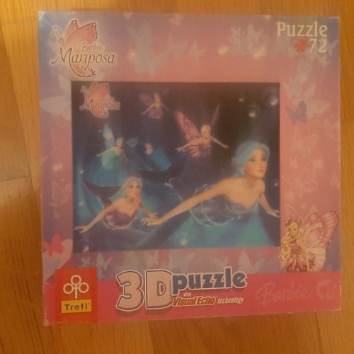 3D puzzle Barbie Mariposa μεταχειρισμένο, 72 κομματιών