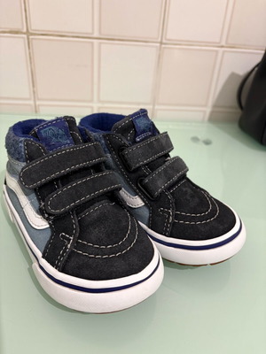 Vans Sneakers μεταχειρισμένα, μέγεθος 24, μαύρο και μπλε