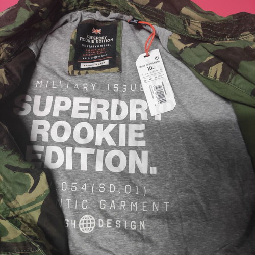 Superdry Rookie Military jacket XL new, multicolor