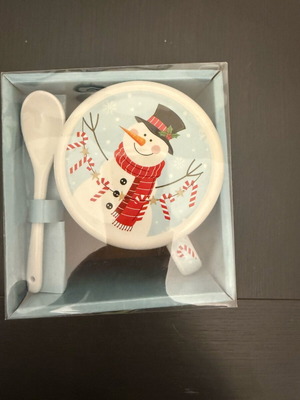 Christmas mug with lid and spoon new in box