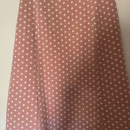 Compañía Fantástica pink polka dot skirt like new, size S