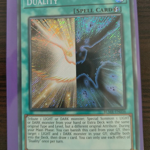 Yu-Gi-Oh Duality Secret Rare card like new