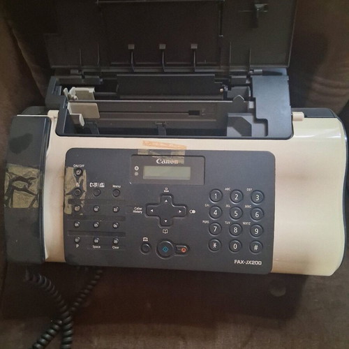 Canon JX1200 fax printer like new, color and black ink