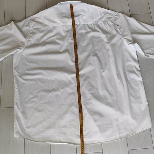 Vintage Gcm Miland men's shirt 5XL like new, white with checkered