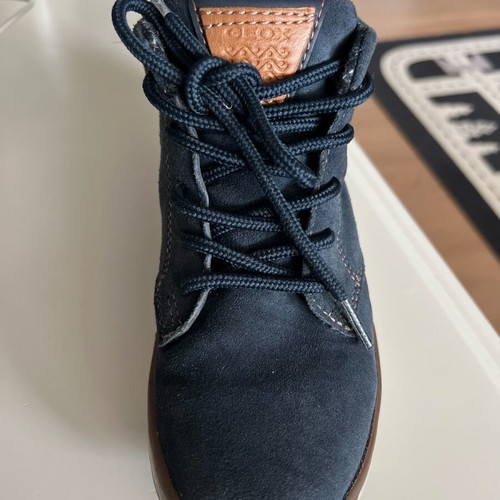 Heelys kids leather boots blue like new, size 32
