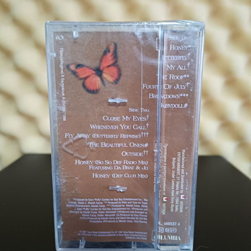 Mariah Carey Butterfly cassette tape new