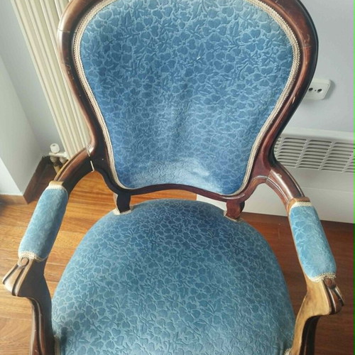 Vintage armchairs used, need restoration, set of two