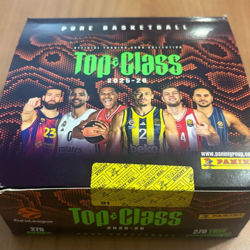 Euroleague Top Class 2026 Panini κούτα 24 φακελάκια σφραγισμένη