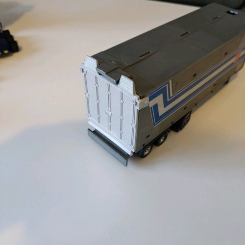 Optimus Prime G1 and Trailer used with 3D printed parts