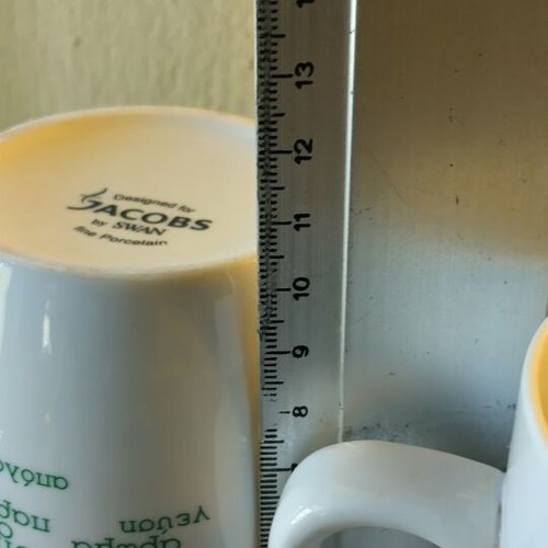 Jacobs collectible mugs like new, larger than usual