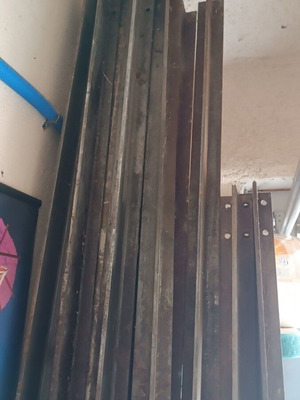 Taf solid iron bars 60x5x2.50cm new