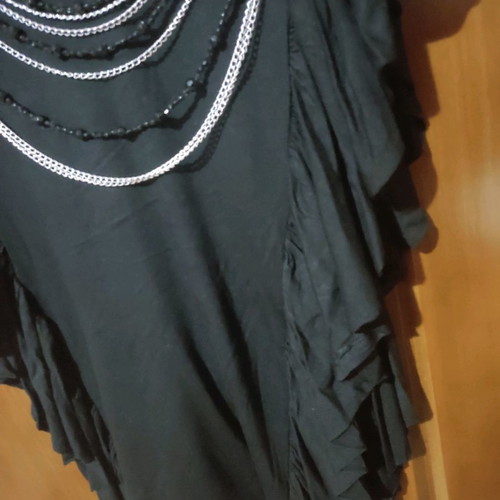 Paranoia blouse like new, size M-L with chains and side fabric